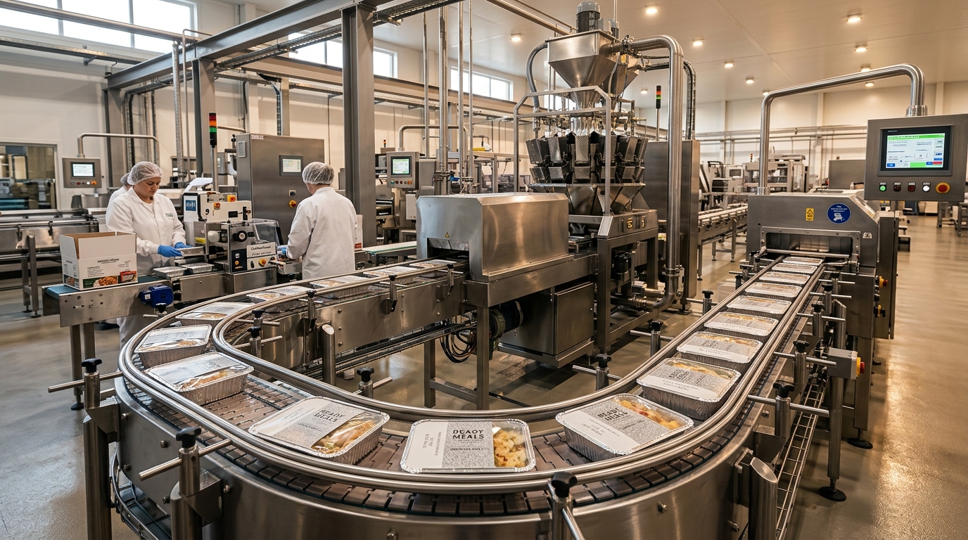 Food Grade Aluminium Container Foil Packaging Production Line