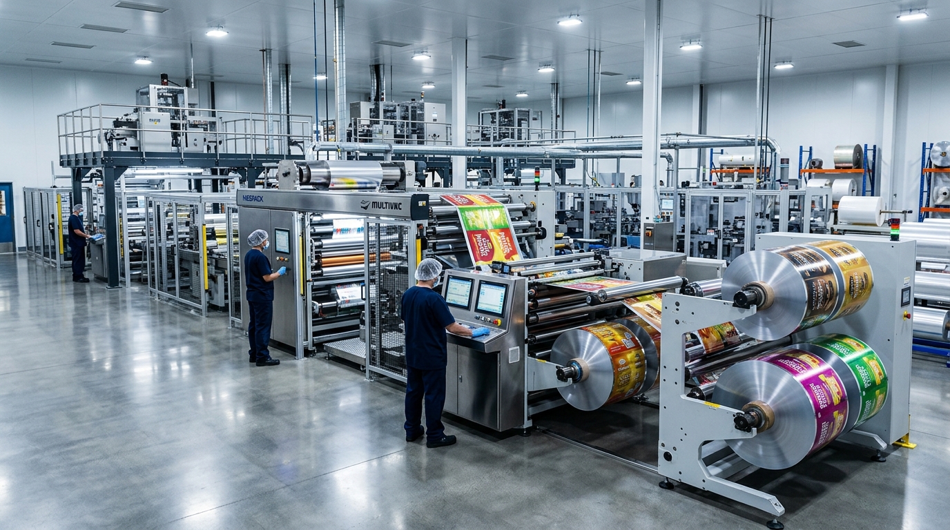 High Speed Flexible Packaging and Glassine Paper Poly Barrier Lamination